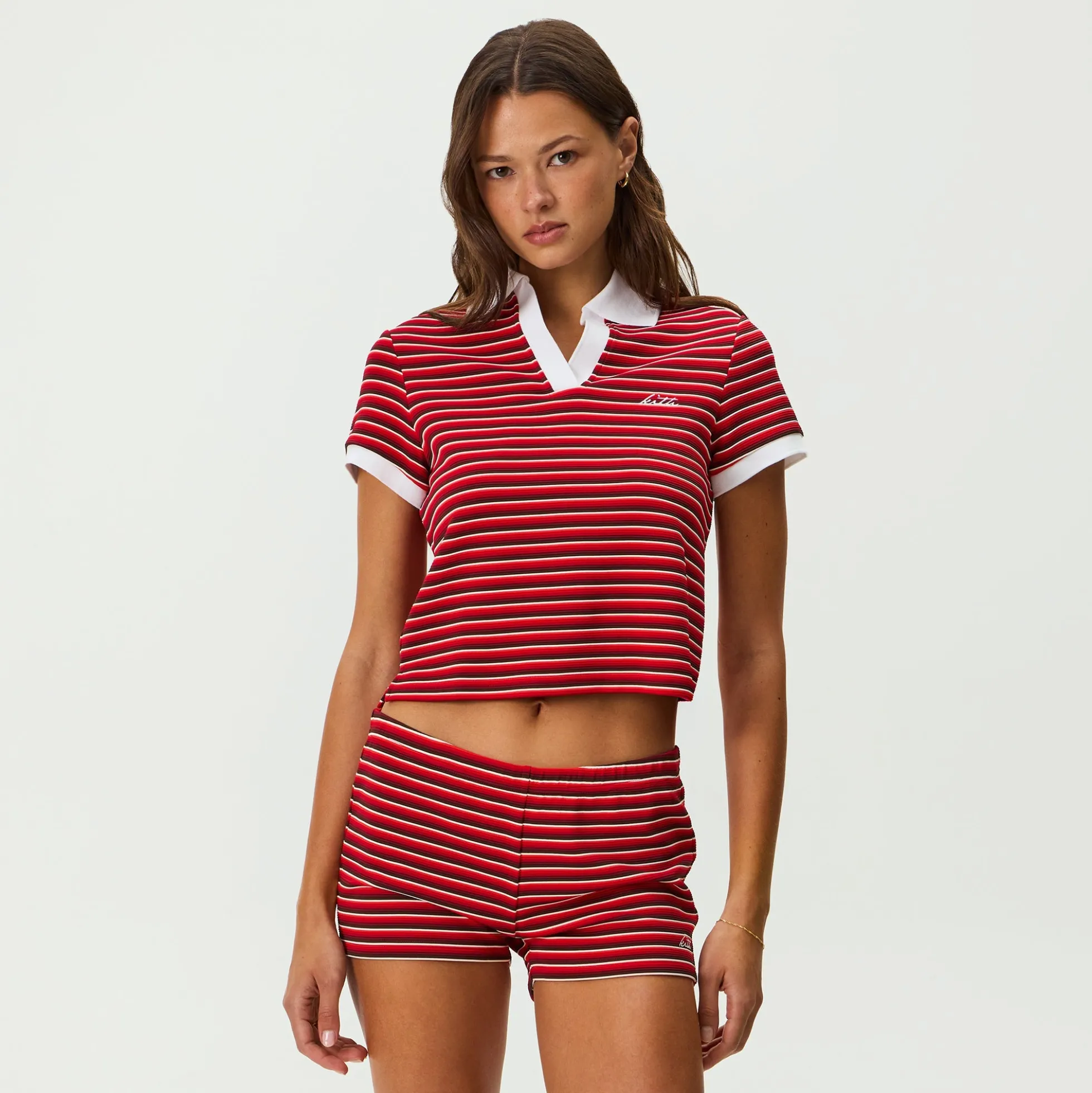 Kith Women Hedi Striped Polo