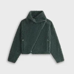 Kith Women Helia Sherpa Asymmetrical Jacket