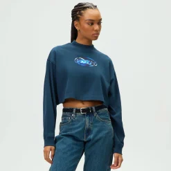 Kith Women Jasper Sapphire Logo Tee
