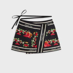 Kith Women Mako Cherry Wrap Tie Skirt