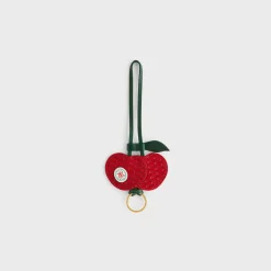 Kith Women Monogram Leather Cherry Bag Charm