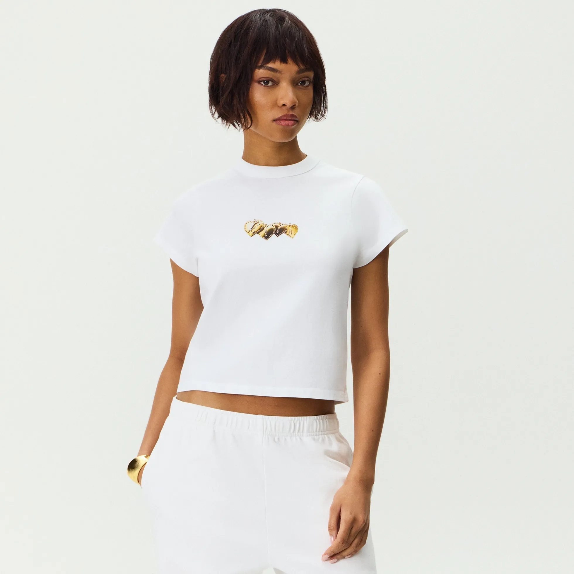 Kith Women Mulberry Vintage Heart Charm Tee