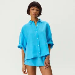 Kith Women Nafissa Oversized Button Up Shirt