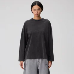Kith Women Oversized Jay Sueded Long Sleeve