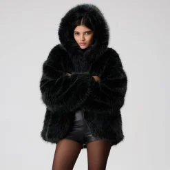 Kith Women Parisa Fur Hooded Robe