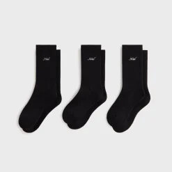 Kith Women Script Classic 3-Pack Crew Socks