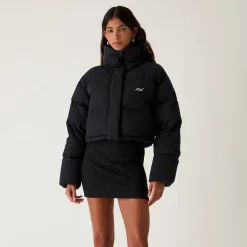 Kith Women Shae Cropped Denim Puffer