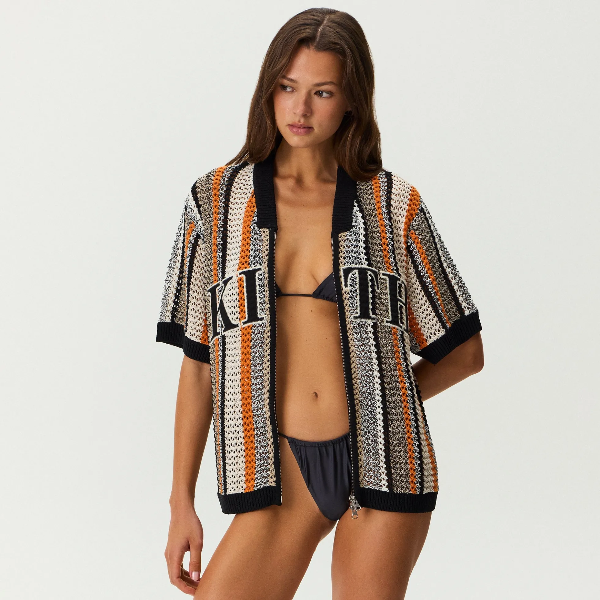 Kith Women Spencer III Crochet Zip Up Jersey