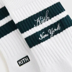 Kith Women Stripe Cotton Mid Crew Socks