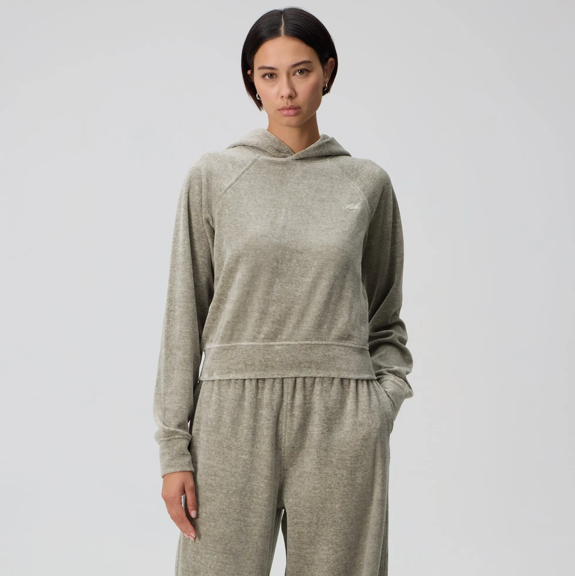 Kith Women Tatum Velour Hoodie