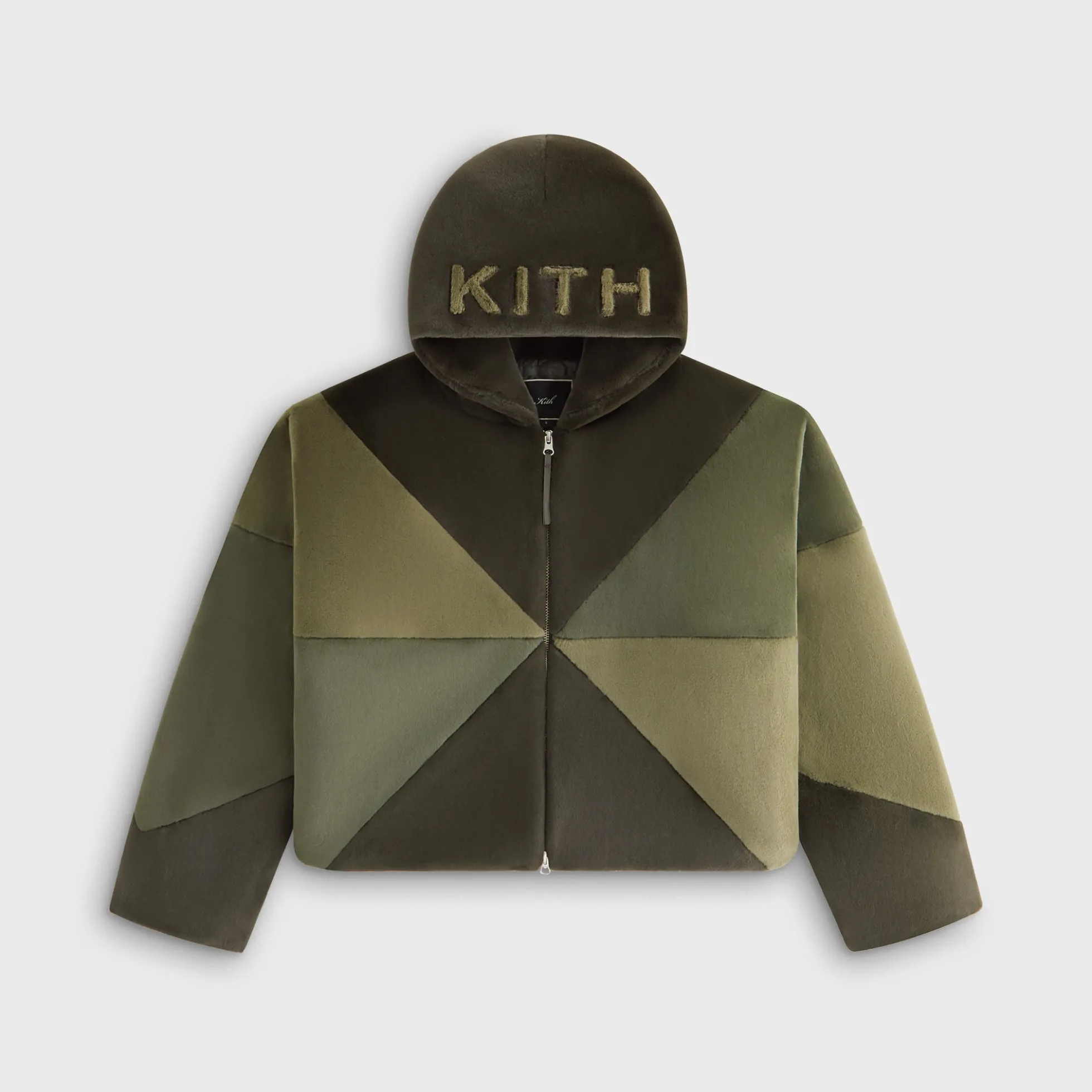 Kith Women Toshi III Faux Fur Pinwheel Bomber Jacket