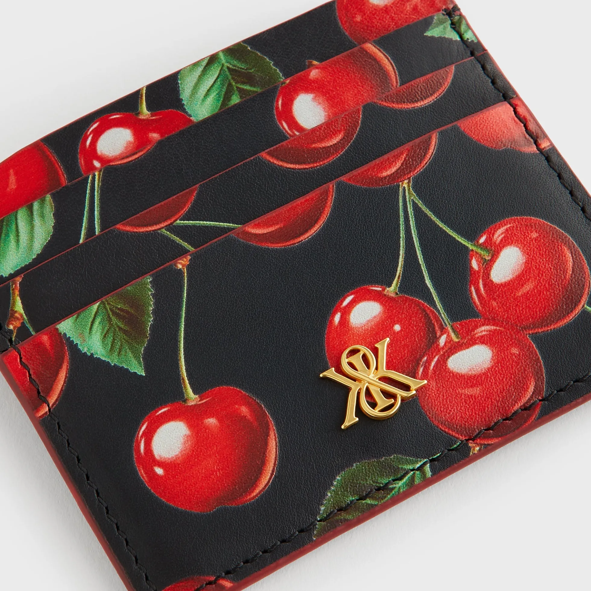 Kith Women Tossed Cherries Notch 6CC Card Case