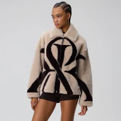 Kith Women Waylon II Shearling Crest Jacket