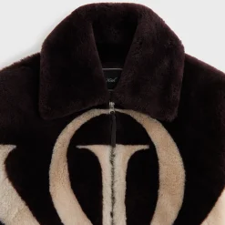 Kith Women Waylon II Shearling Crest Jacket