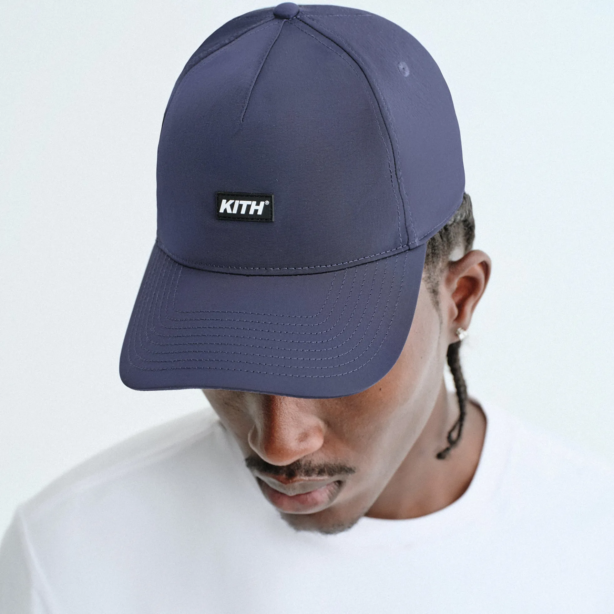 Kith Wrinkle Nylon Bay Low Pinch Crown Snapback