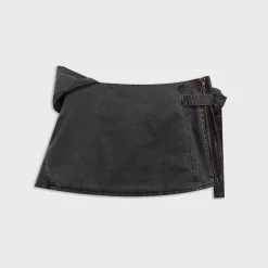 Knotted Mini Skirt