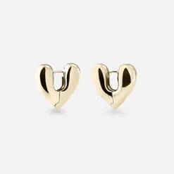 Large Heart Hoops