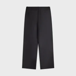Light Melton One-Tuck Slacks