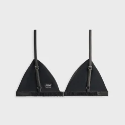 Lisa for Kith Women Braelyn Faux Leather Bra