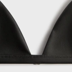Lisa for Kith Women Braelyn Faux Leather Bra