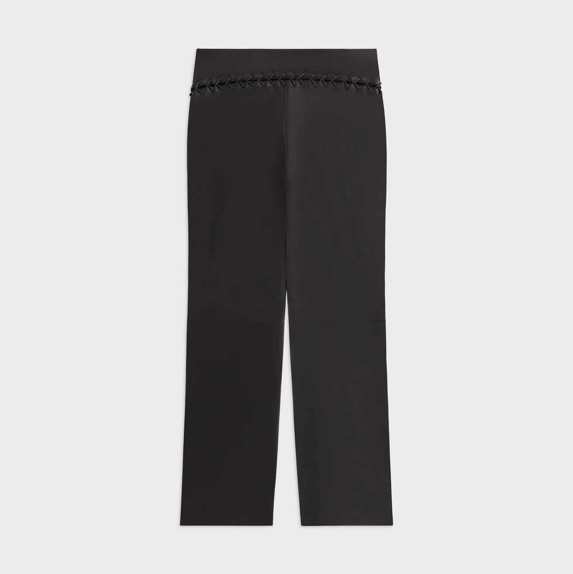Lisa for Kith Women Cerise Leather Lace Up Pant