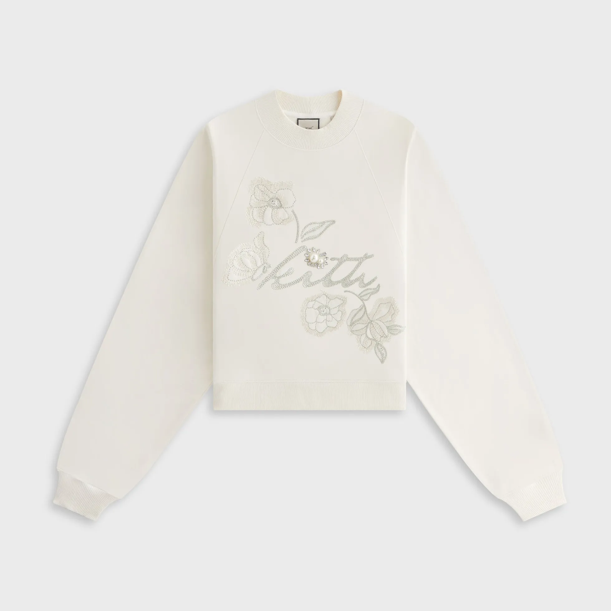 Lisa for Kith Women Isley Embellished Mockneck Crewneck