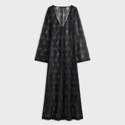 Lisa for Kith Women Lyla V-Neck Lace Maxi Dress