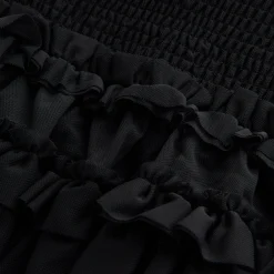 Lisa for Kith Women Mariko Mesh Ruffle Mini Skirt