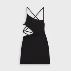 Lisa for Kith Women Voyez Asymmetrical Strap Mini Dress