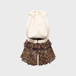 Lori Ruffled Halterneck Top