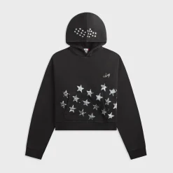 M J IH Crop Hoodie