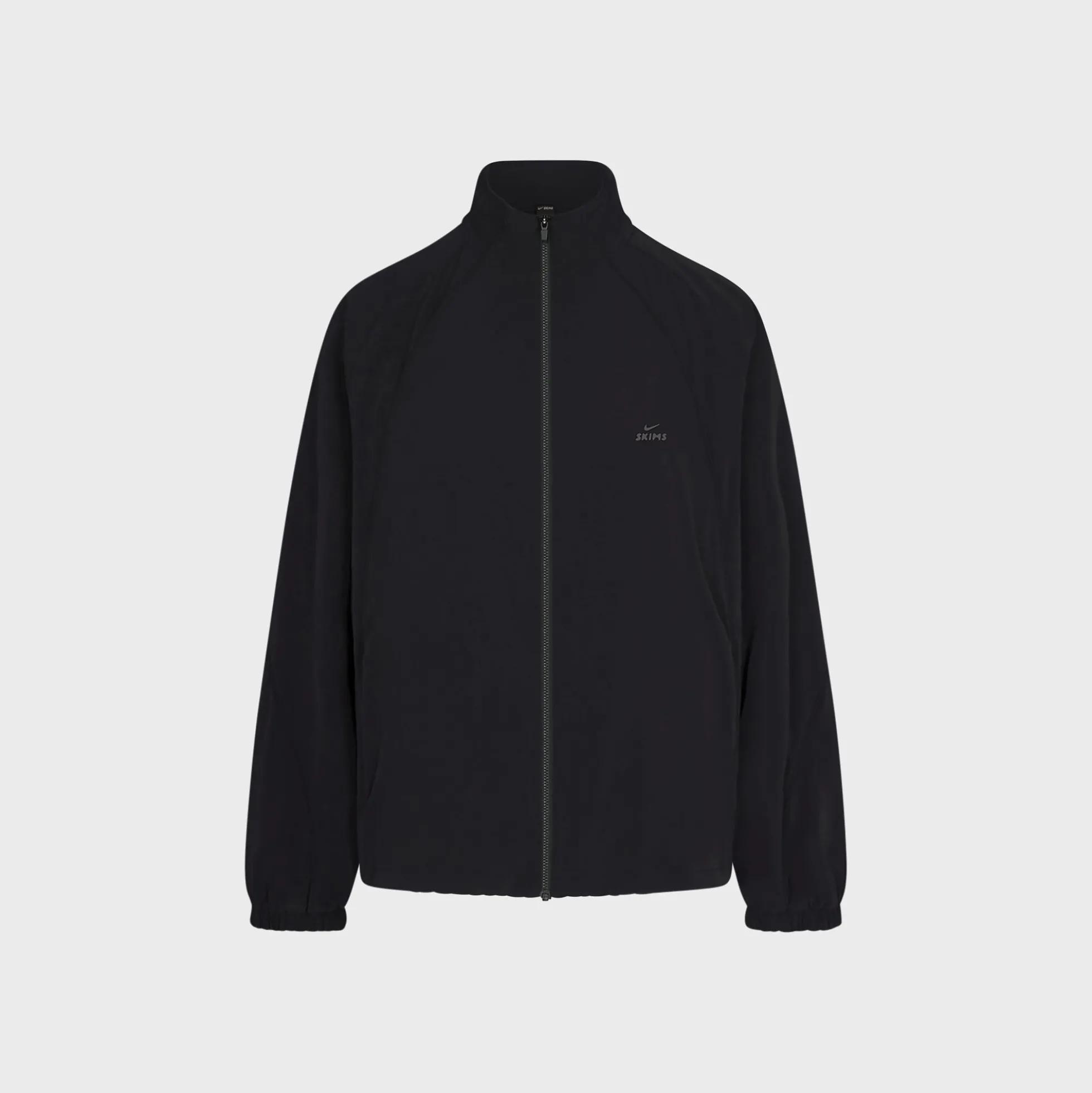 Matte Tricot Oversized Full Zip Track Jacket