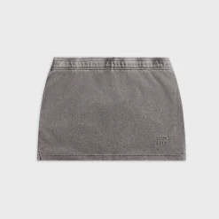 Mid Rise Mini Skort With Embossed Logo