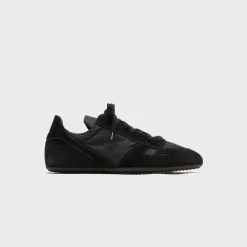 Minimal Suede Trimmed Sneaks