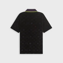 Monogram Velour Polo Shirt