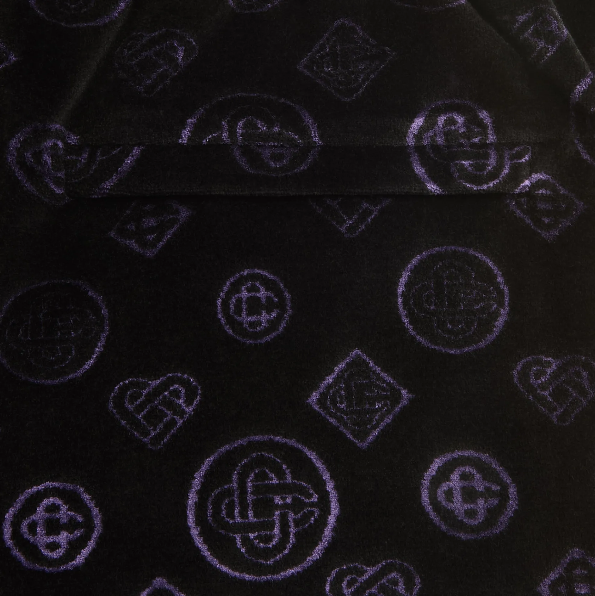Monogram Velour Short