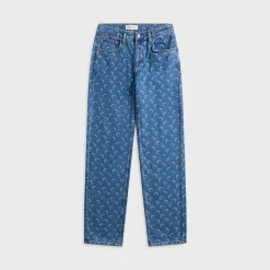 Moon Laser Blue Wash Denim Jean