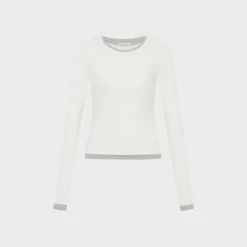 Organic Cotton Layered Long Sleeve Top