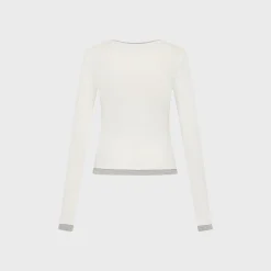Organic Cotton Layered Long Sleeve Top