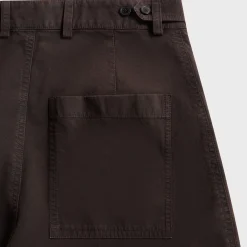 Overdyed Double Weave Compact Cotton Pant