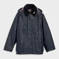 Oversized Bedale Waxed Jacket