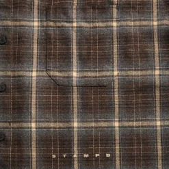 Oversized Plaid Button-Down Shirt