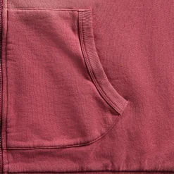 Padded Elbow Zip-Up Hoodie