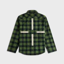 Plaid Split Shirt