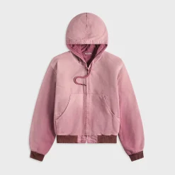 Product Dyed Organic Cotton Duck Short Zip Parka