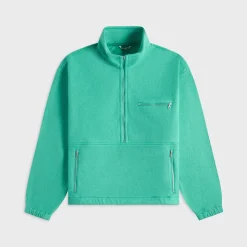 Pure Silk Comfort Fleece Half Zip Pullover