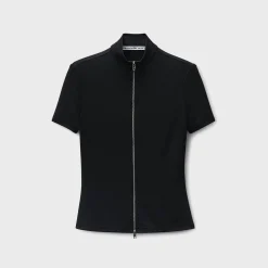 Rashguard Top With Mock Neck