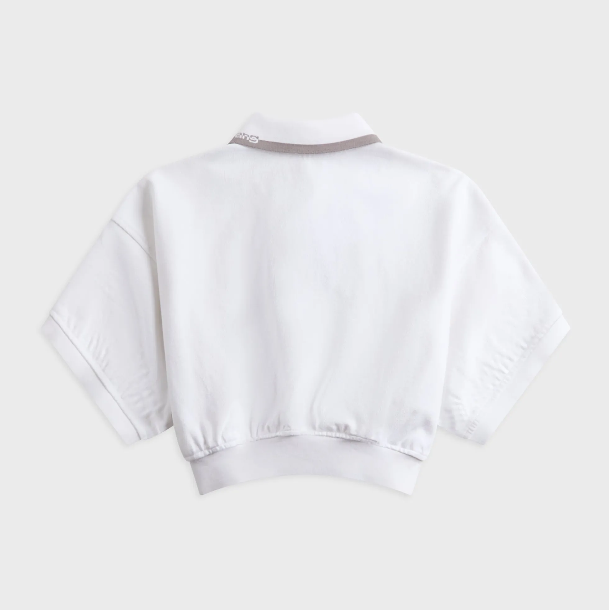Relaxed Cropped Cinched Polo