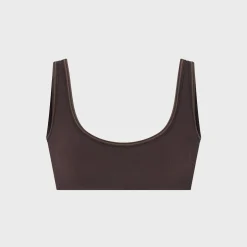 Ribbed Seamless Micro-Scoop Bra