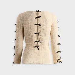Ross Bow Mockneck Top